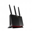 ASUS 4G-AC86U belaidis maršrutizatorius Gigabitinis eternetas Dviguba juosta (2,4 GHz / 5 GHz) Juoda