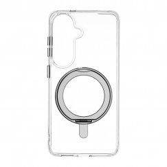 FoneKit Premium Kickstand MagSafe suderinė suderinama apsauginė dėklas su stovu, Samsung Galaxy S26, skaidri
