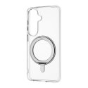 FoneKit Premium Kickstand MagSafe-Compatible Case with Stand, Samsung Galaxy S26, Transparent