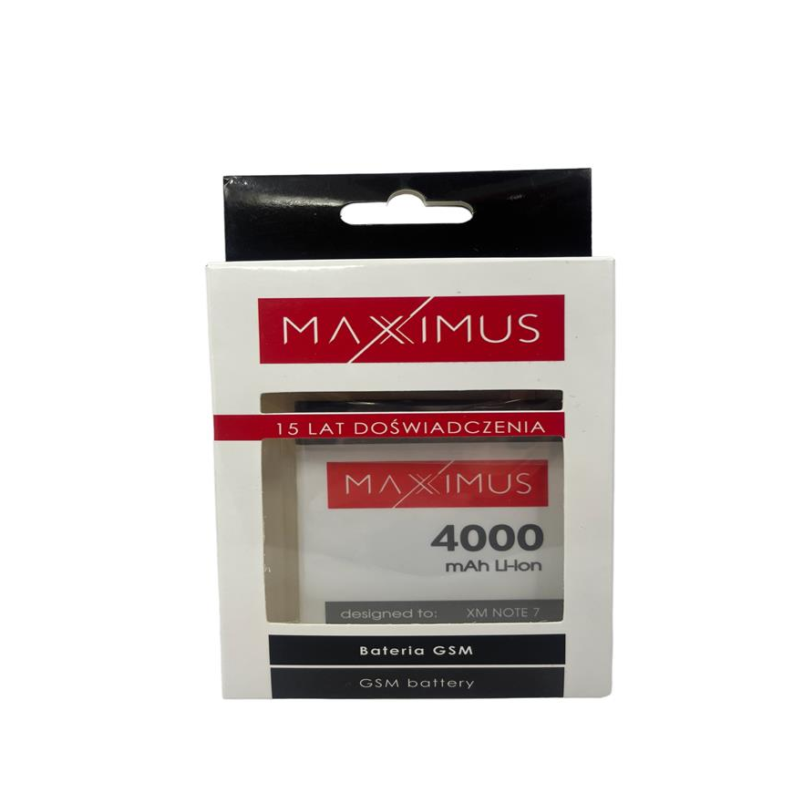 BATTERY MAXXIMUS XIAOMI REDMI NOTE 7 4000mAh BN4A – 4