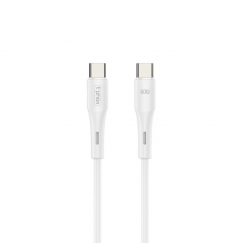 T-PHOX CABLE GENTLE USB-C|USB-C 60W 1M WHITE