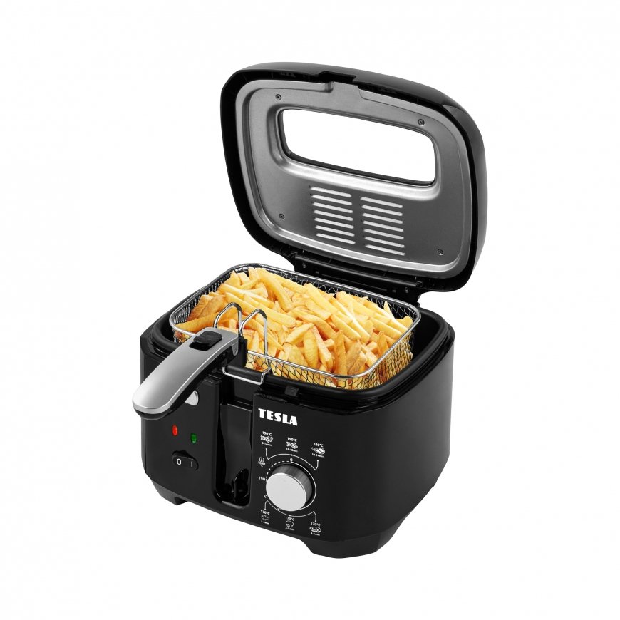 Tesla EASYCOOK AE300 Üksik 2,5 l Eraldiseisev 1800 W Fritüür Must – 3