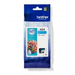 Brother LC424C струйный картридж 1 шт Подлинный Голубой