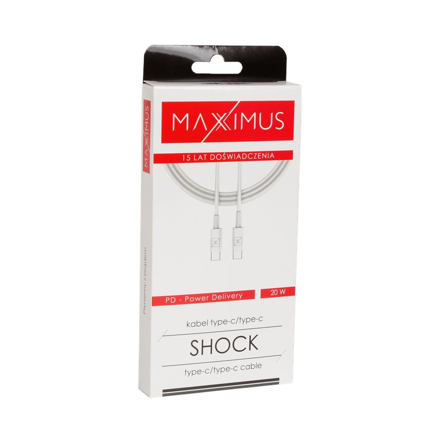 MX CABLE SHOCK 20W PD C|C WHITE – 3
