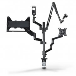 Hama 00004663 monitora stiprinājums un statīvs 81,3 cm (32") Galds Melns