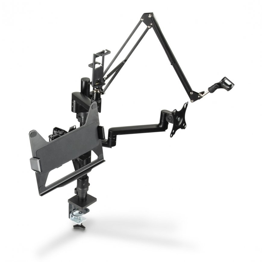 Hama 00004663 monitor mount / stand 81.3 cm (32") Desk Black – 3