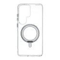 FoneKit Premium Kickstand MagSafe Compatible Protective Case with Stand, Samsung Galaxy S26 Ultra, Transparent