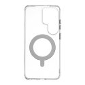 FoneKit Premium Kickstand MagSafe-yhteensopiv kaitsekaas jalustaga, Samsung Galaxy S26 Ultra, läbipaistev