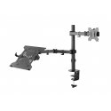 Goobay Monitor Mount with Laptop Arm Flex monitorivarsi