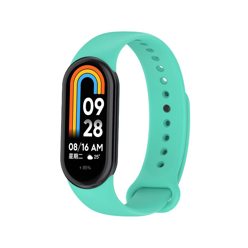 SILICONE STRAP MI BAND 8|M8 (10). MINT – 2