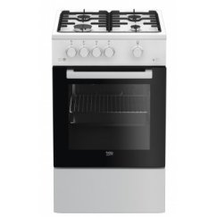 Beko FSG52020FW pliit Eraldiseisev pliit Gaas Must, Valge