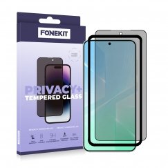 FoneKit Privacy+ Full Cover Tempered Glass, Samsung Galaxy S26
