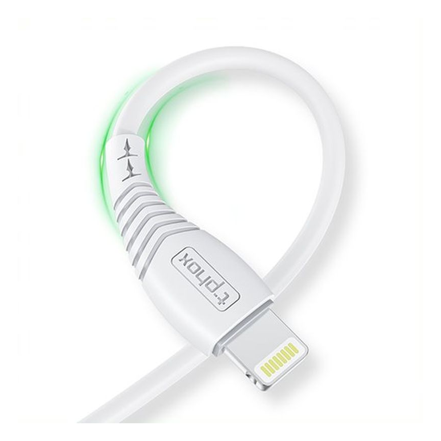 CABLE T-PHOX NATURE LIGHTNING WHITE 1.2M 3A – 3
