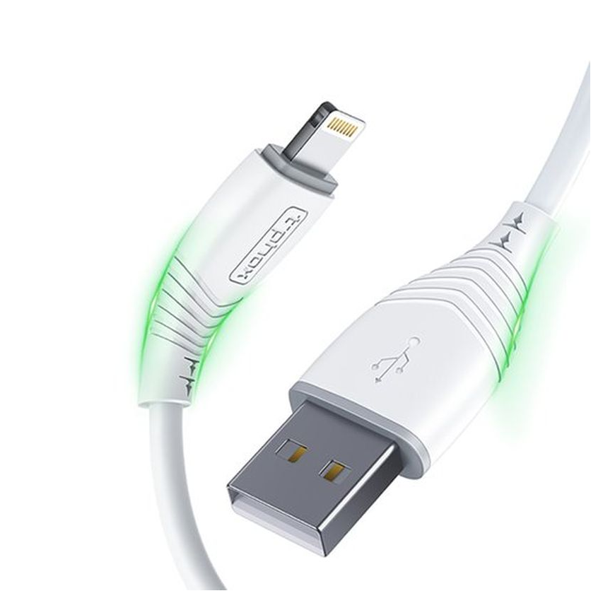 CABLE T-PHOX NATURE LIGHTNING WHITE 1.2M 3A – 4