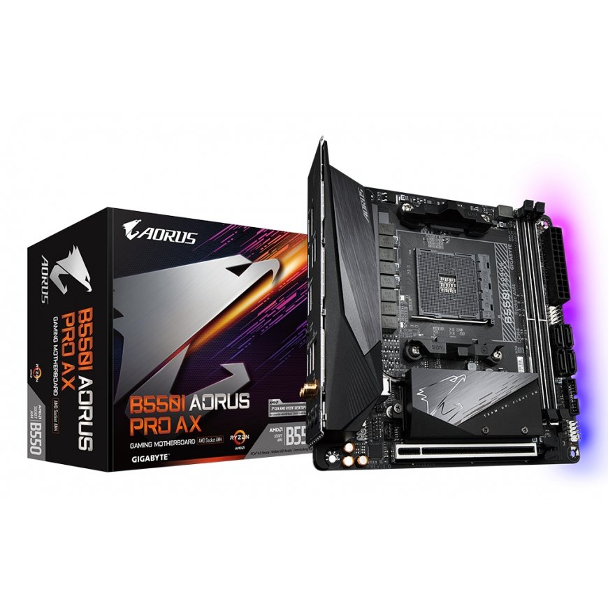 GIGABYTE B550I AORUS PRO AX mātes
