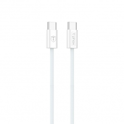 T-PHOX CC15 SERIES USB-C|USB-C CABLE 60W 3A WHITE