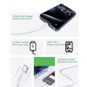 T-PHOX CC15 SERIES USB-C|USB-C CABLE 60W 3A WHITE T-PHOX CC15 SERIES USB-C|USB-C CABLE 60W 3A WHITE