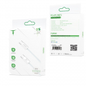 T-PHOX CC15 SERIES USB-C|USB-C CABLE 60W 3A WHITE T-PHOX CC15 SERIES USB-C|USB-C CABLE 60W 3A WHITE