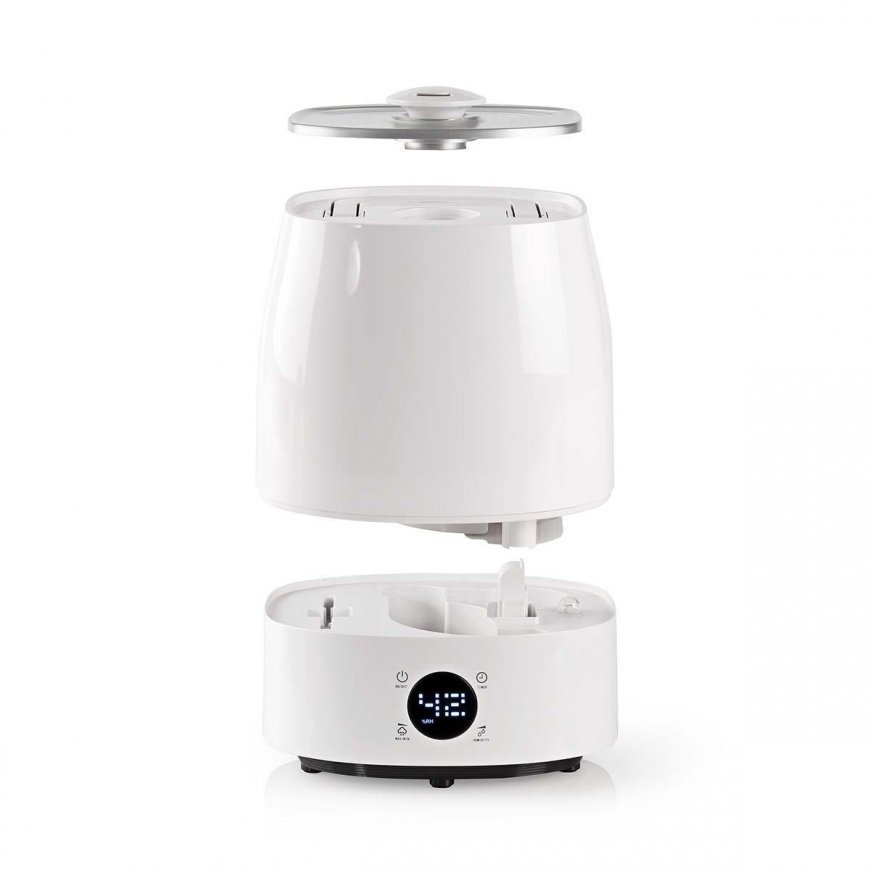 Nedis HUMI120CWT oro drėkintuvas Balta, Pilka – 5