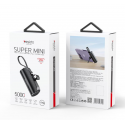 YESIDO POWERBANK YP68 5000 mAh 12W + USB-C CABLE, LIGHTNING CONN YESIDO POWERBANK YP68 5000 mAh 12W + USB-C CABLE, LIGHTNING CONN