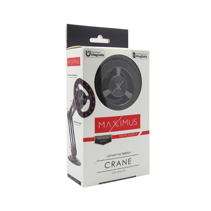 MAGNETIC CAR HOLDER MX CRANE (MAGSAFE) BLACK – 5