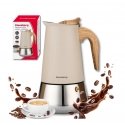 Espresso Coffee Maker, Stainless Steel, for 9 Cups, Black/Silver