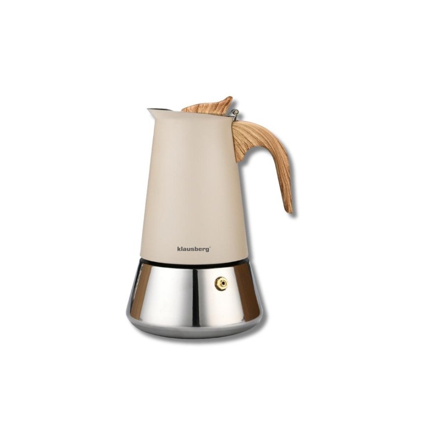 Klausberg Espresso kafijas kanna, nerūsējošais tērauds