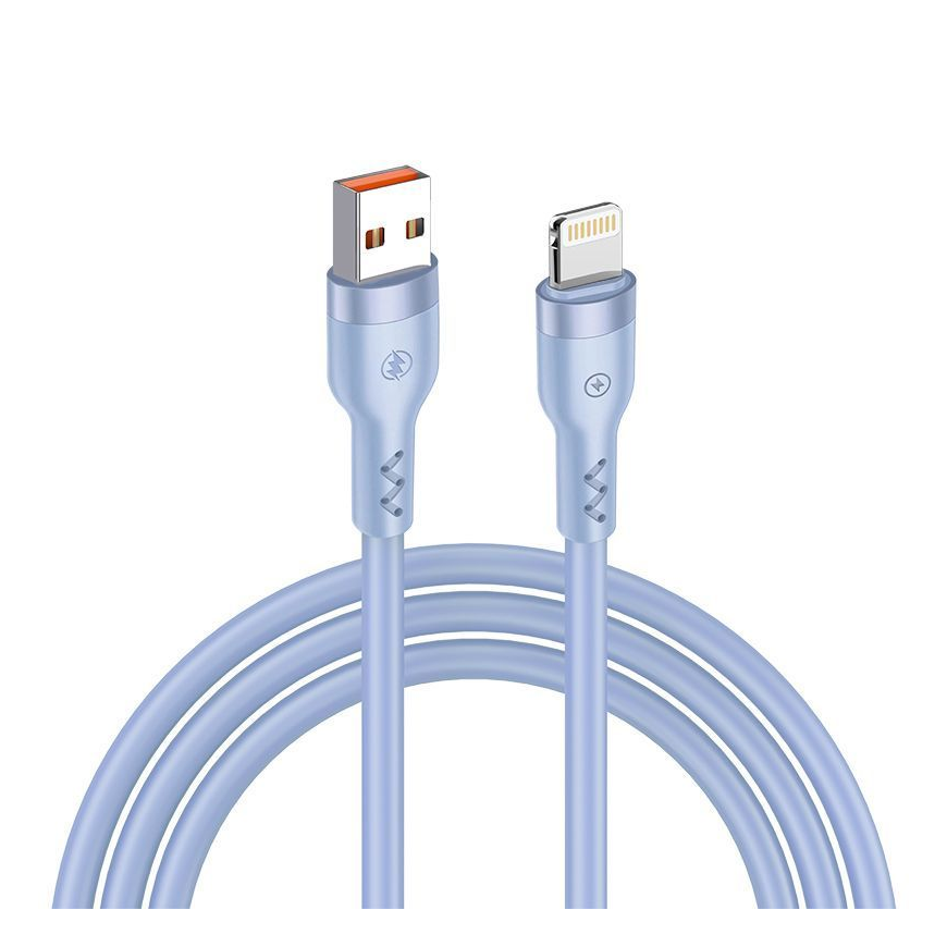 T-PHOX CABLE BOLD USB|LIGHTNING 3A SKY BLUE