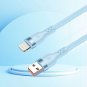 T-PHOX CABLE BOLD USB|LIGHTNING 3A SKY BLUE T-PHOX CABLE BOLD USB|LIGHTNING 3A SKY BLUE