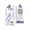 T-PHOX CABLE BOLD USB|LIGHTNING 3A SKY BLUE T-PHOX CABLE BOLD USB|LIGHTNING 3A SKY BLUE