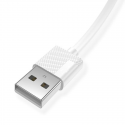 CABLE T-PHOX NETS TYPE-C WHITE 3A PVC 1,2M CABLE T-PHOX NETS TYPE-C WHITE 3A PVC 1,2M