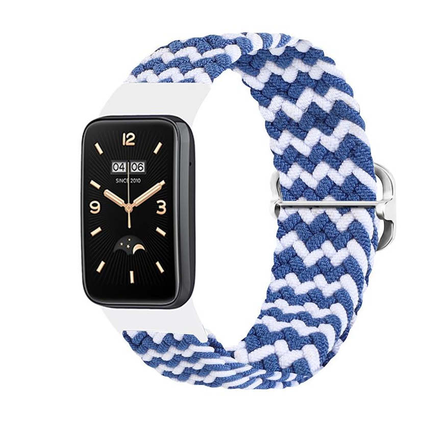 BARIDED STRAP MI BAND 7 PRO| M7 PRO (7) BLUE AND WHITE