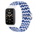 BARIDED STRAP MI BAND 7 PRO| M7 PRO (7) BLUE AND WHITE BARIDED STRAP MI BAND 7 PRO| M7 PRO (7) BLUE AND WHITE
