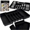RoGer Adjustable Pull‑Out Cutlery Drawer Organizer RoGer Adjustable Pull‑Out Cutlery Drawer Organizer