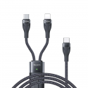 YESIDO CABLE CA87 100W TYPE-C|2IN1 1,4M 3,5A BLACK YESIDO CABLE CA87 100W TYPE-C|2IN1 1,4M 3,5A BLACK