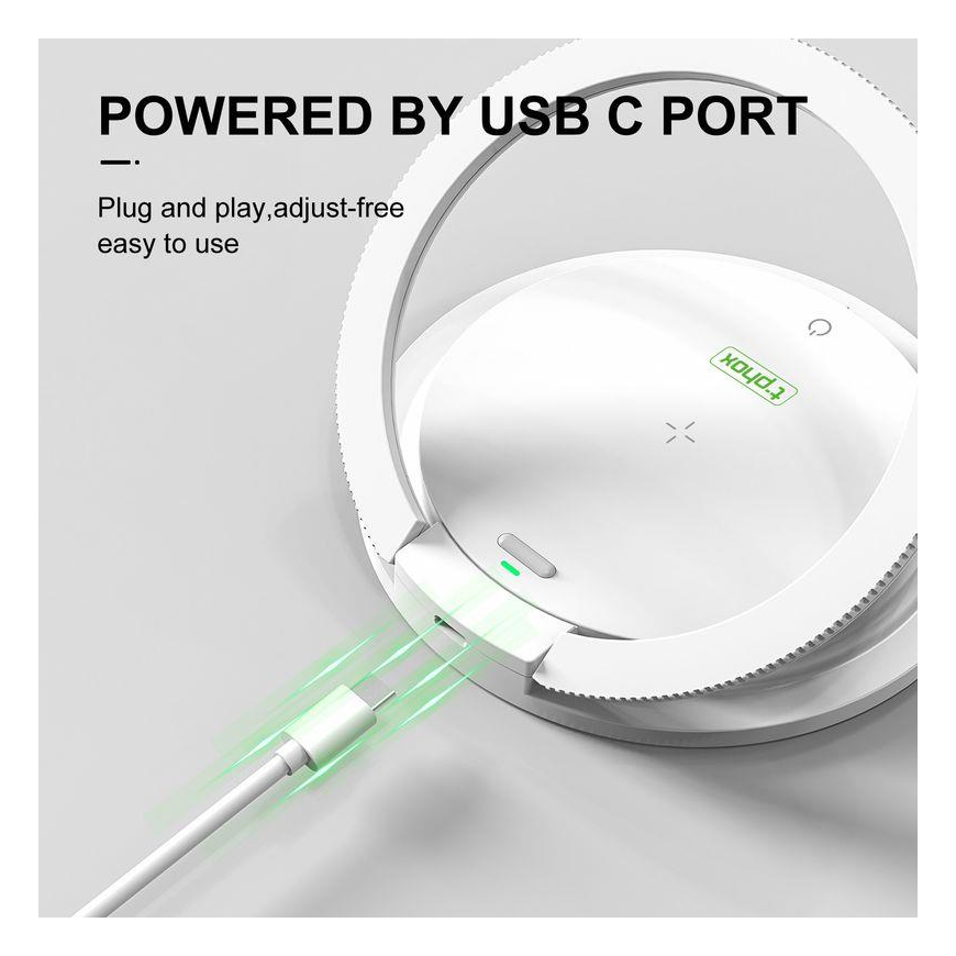 BEDSIDE LAMP T-PHOX WITH CHARGER SL-603 15 WHITE