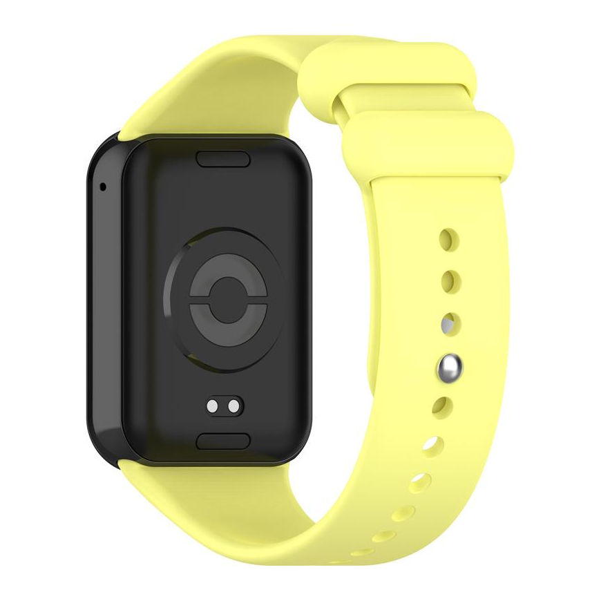 SILICONE STRAP MI BAND 8 PRO|M8 PRO (6). YELLOW – 4