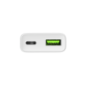 Natec Ribera USB laadija Gan Slim USB 1X USB-A + 1X USB-C 20W
