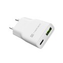 Natec Ribera USB lādētājs Gan Slim USB 1X USB-A + 1X USB-C 20W |