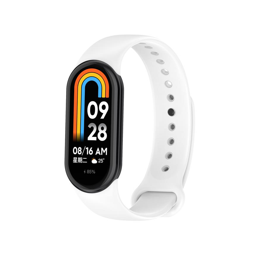 SILICONE STRAP MI BAND 8|M8 (2). WHITE – 2