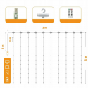 led curtain (300 led lamp) 3mx3m cold white led curtain (300 led lamp) 3mx3m cold white