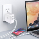WALL CHARGER T-PHOX MEGA T-PP09 GAN PD 65W USB|USB-C WHITE WALL CHARGER T-PHOX MEGA T-PP09 GAN PD 65W USB|USB-C WHITE