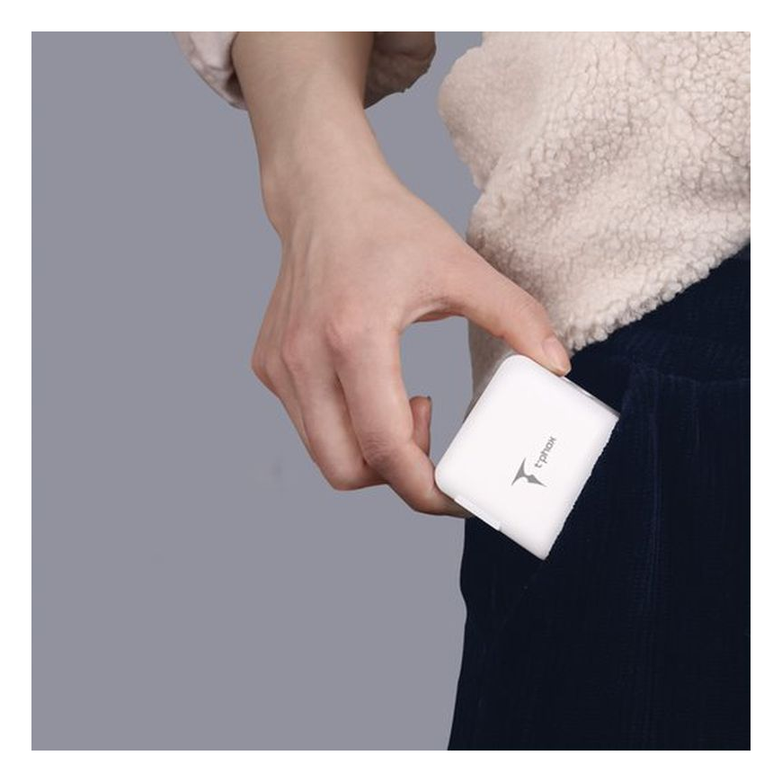 WALL CHARGER T-PHOX MEGA T-PP09 GAN PD 65W USB|USB-C WHITE – 5
