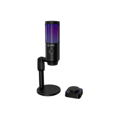 LORGAR SMP40, RGB Mikrofons ar ārēju skaņas izslēgšanas pogu un