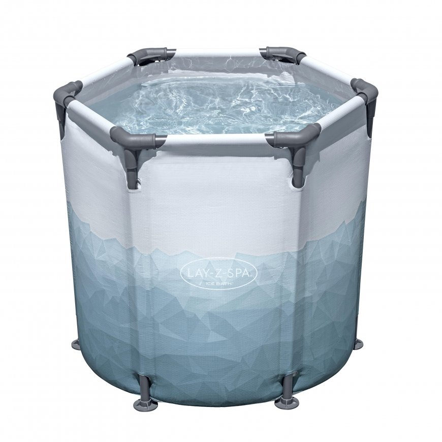 Bestway Lay-Z-Spa 6002K Poreallas ja spa 253 L 1 henkilö(t) Kahdeksankulmainen Sininen, Harmaa – 3