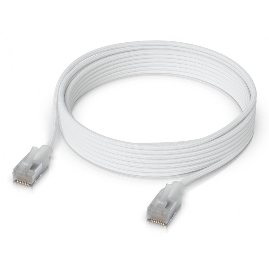 Ubiquiti UACC-Cable-Patch-EL-C6A-3M-W võrgukaabel Poolläbipaistev, Valge Cat6a – 2
