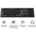 Keychron Keychron V6 Ultra 8K 100% Bk RGB Red H