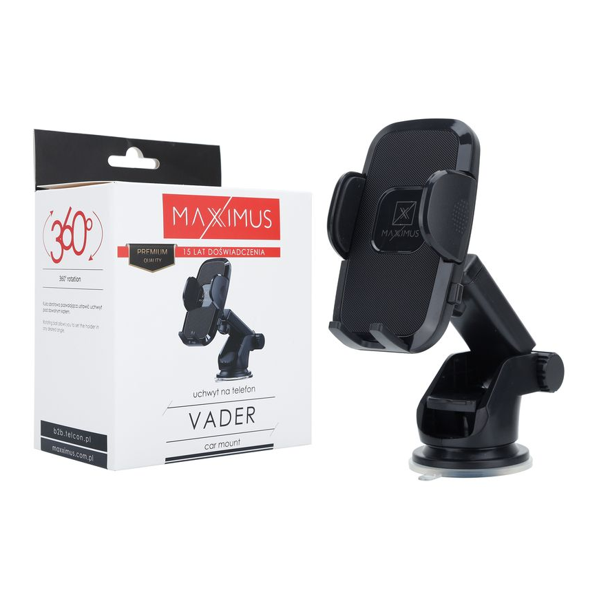 CAR HOLDER MAXXIMUS VADER BLACK FOR WINDSHIELD – 5