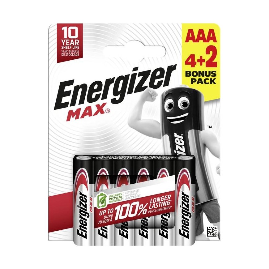Energizer MAX AAA (LR03) 6pcs