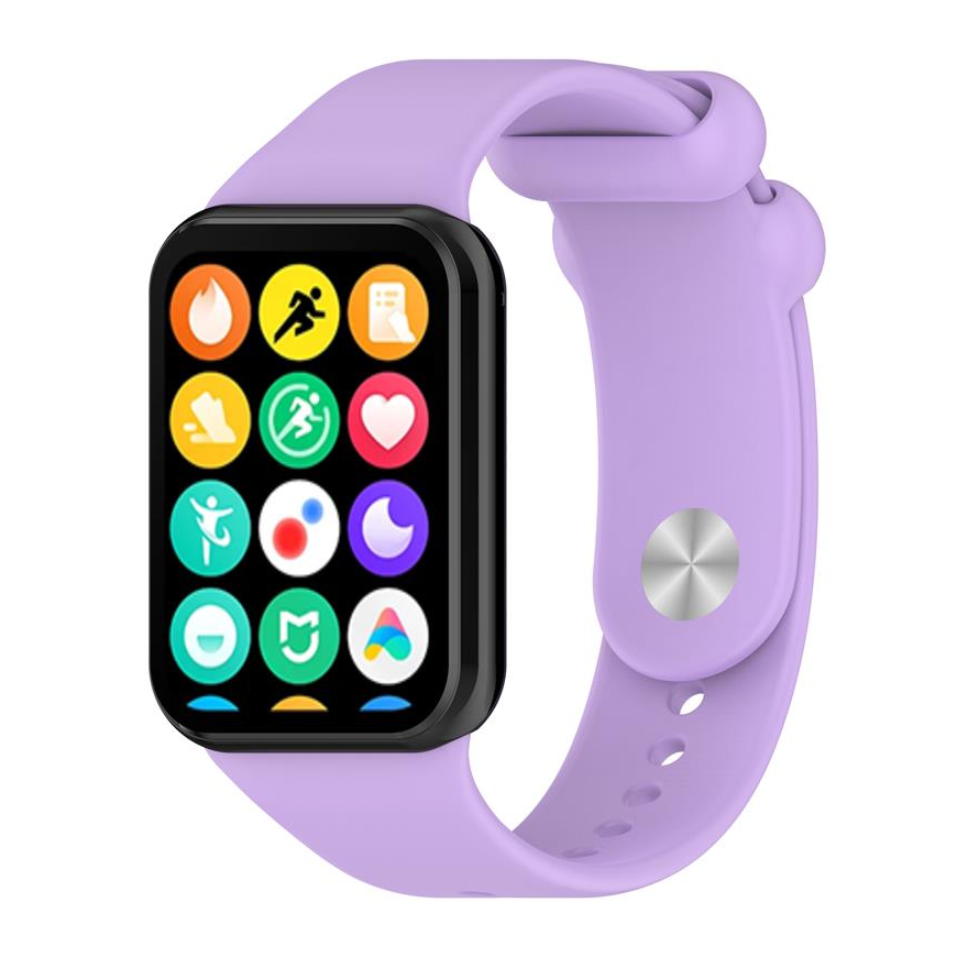 SILICONE STRAP MI BAND 8 PRO |M8 PRO (1). PURPLE – 3